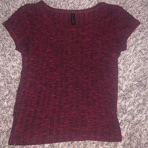 Burgundy Aeropostale shirt